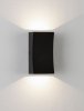 Kinkiet zewnętrzny LED aluminiowy kolor antracyt prostokątny minimalistyczny nowoczesny podświetlający elewację IP65 ZARDUNA LE75223 Luces Exclusivas
